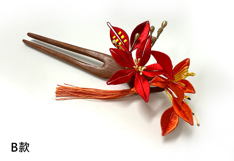 客家纏花雙花飾